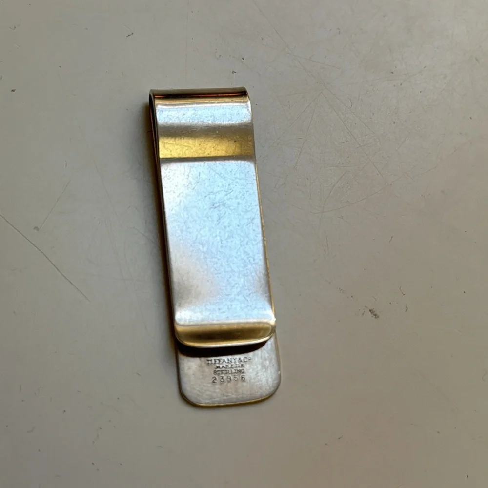 Tiffany & Co. Sterling Silver Vintage Men’s Money Clip-pouch-box-17.9 grams